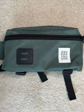 Topo Designs Olive Green Belt Bag